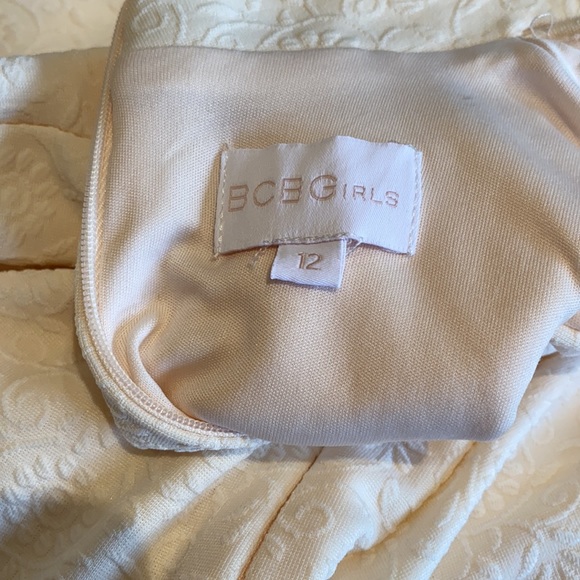 BCBG Tween Holiday Dress in Off White/Cream - Picture 7 of 7